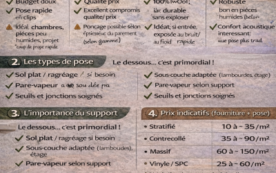 Pose de parquet à Strasbourg : types, pose, prix et options