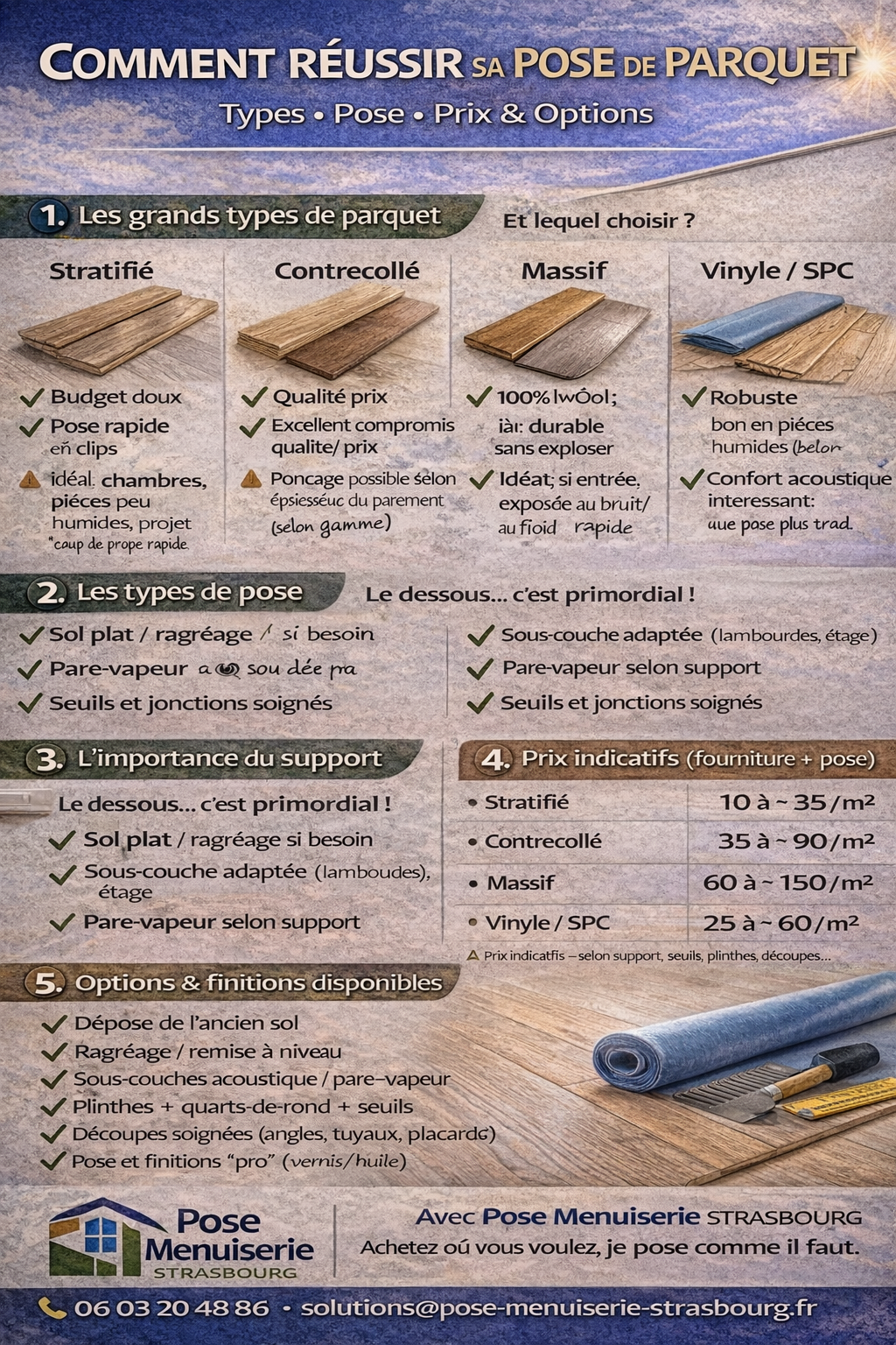 Bien choisir son parquet à Strasbourg