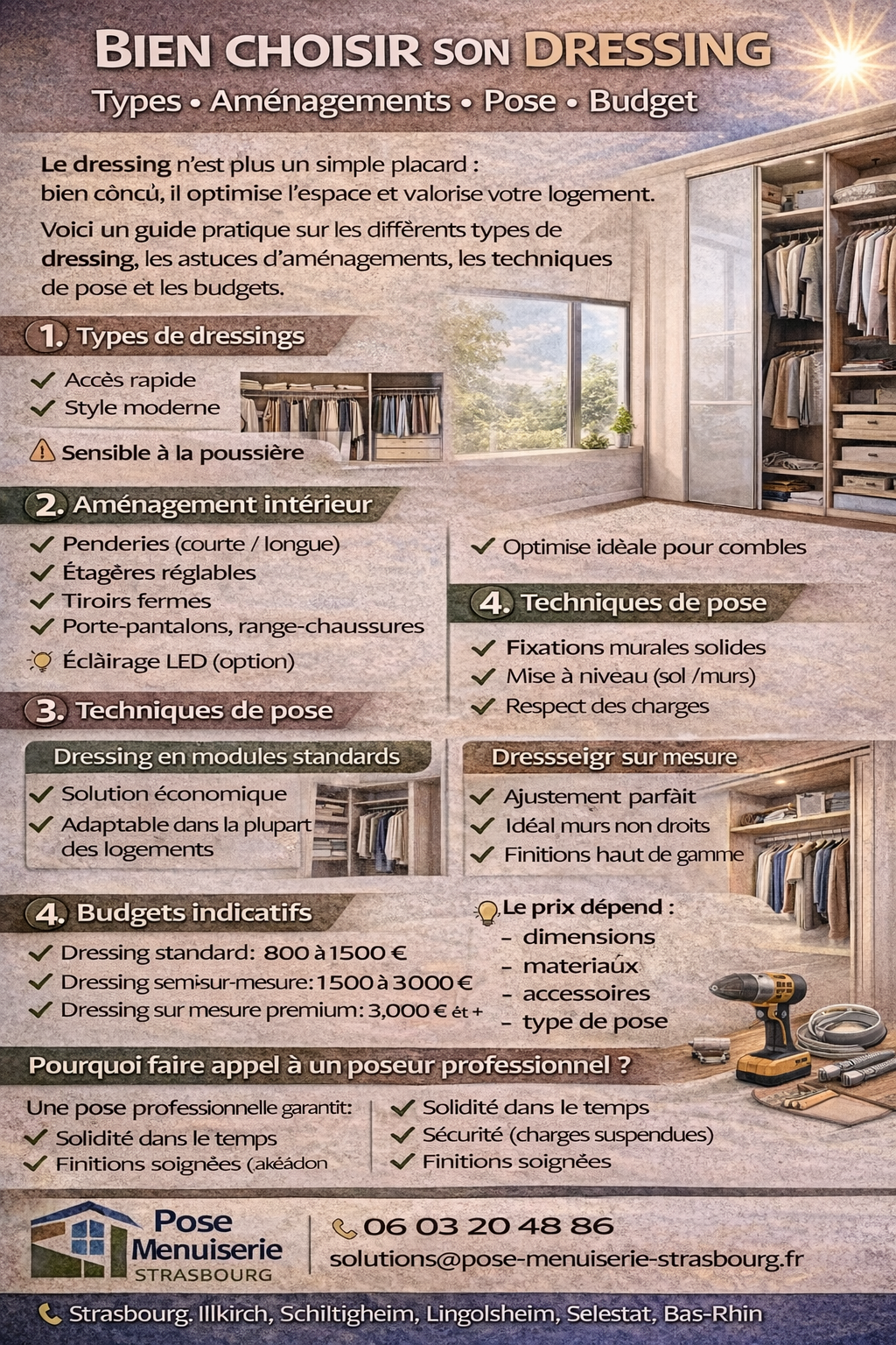 Choisir DRESSING Choisir son dressing à Strasbourg