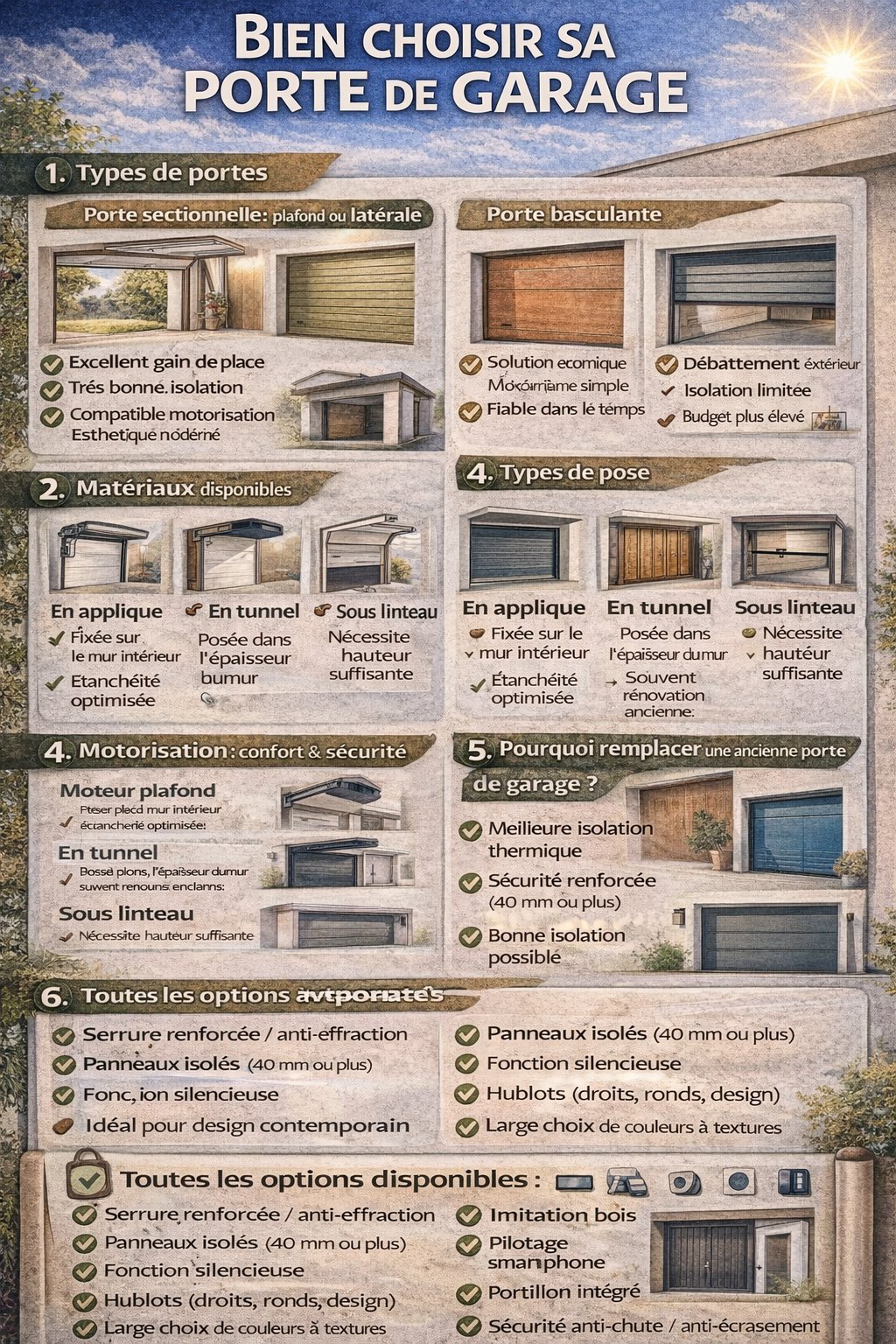 Bien choisir sa porte de garage