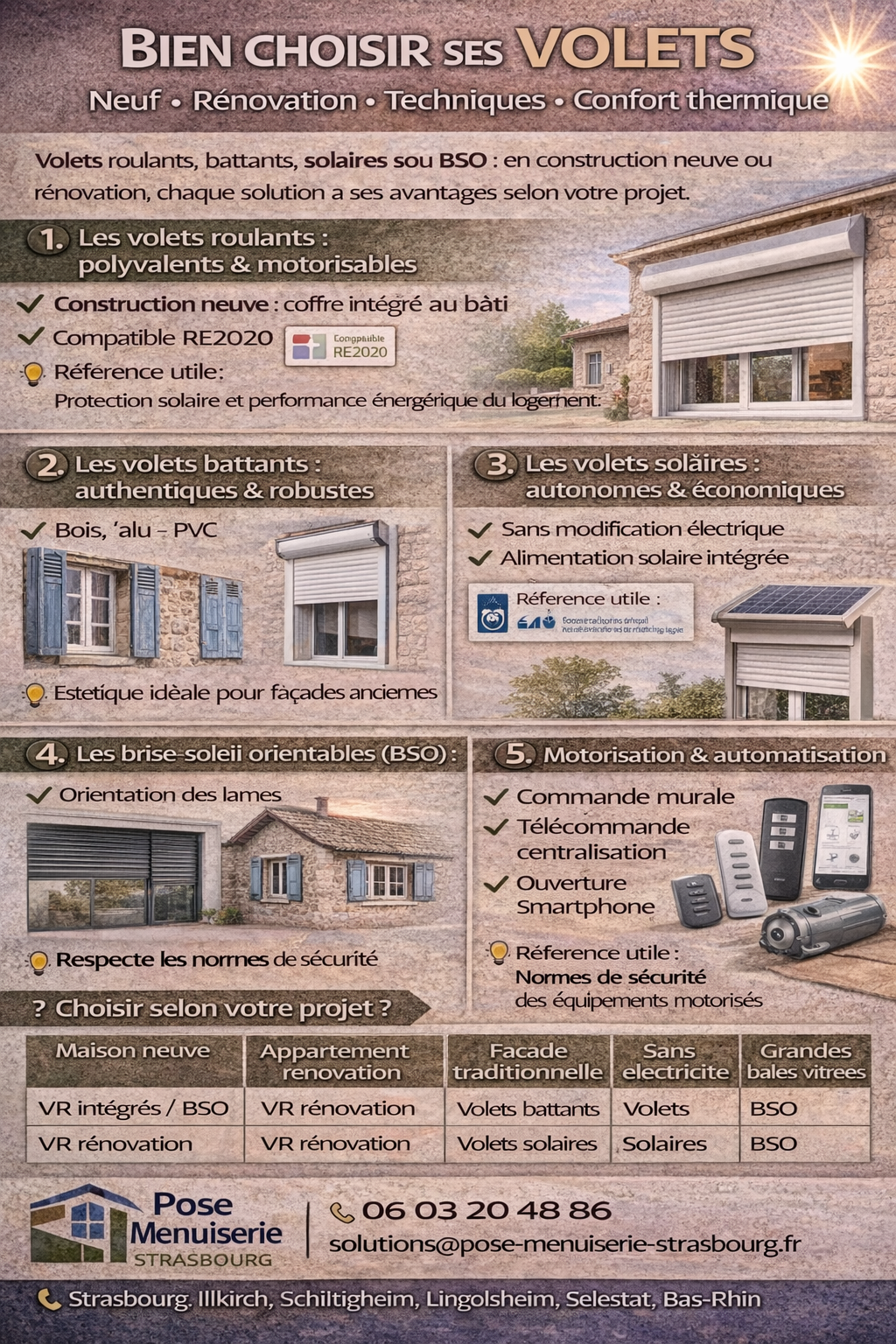 Comment bien choisir ces volets à Strasbourg