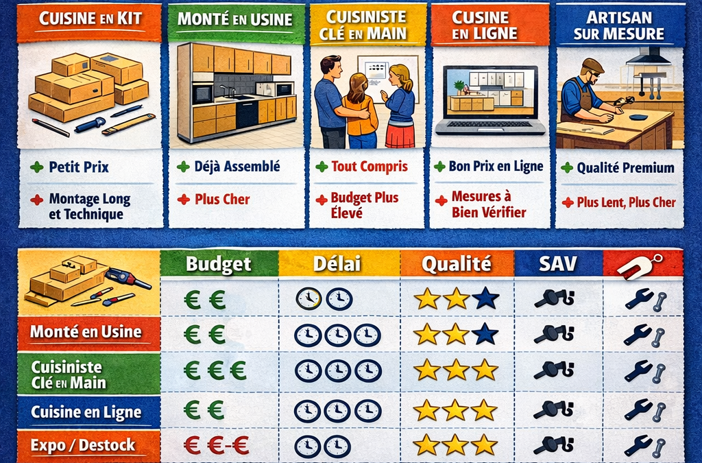 Les 6 grands “modes d’achat” d’une cuisine