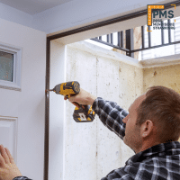 Dépose porte d'entrée