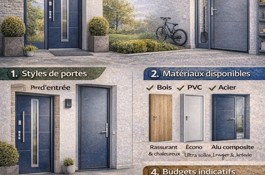 Bien choisir sa porte d’entrée et sa porte de service (Strasbourg / Bas-Rhin)