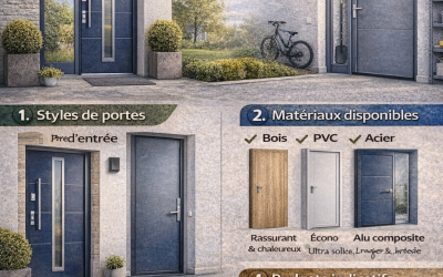 Bien choisir sa porte d’entrée et sa porte de service (Strasbourg / Bas-Rhin)