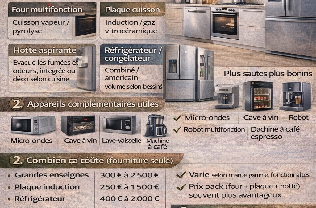 Électroménager pour cuisine : tout ce qu’il faut savoir avant d’acheter