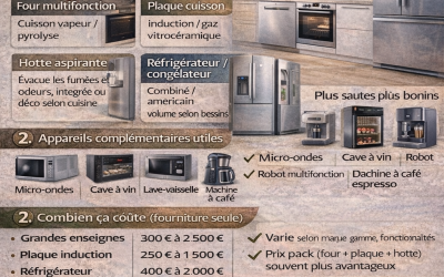 Électroménager pour cuisine : tout ce qu’il faut savoir avant d’acheter