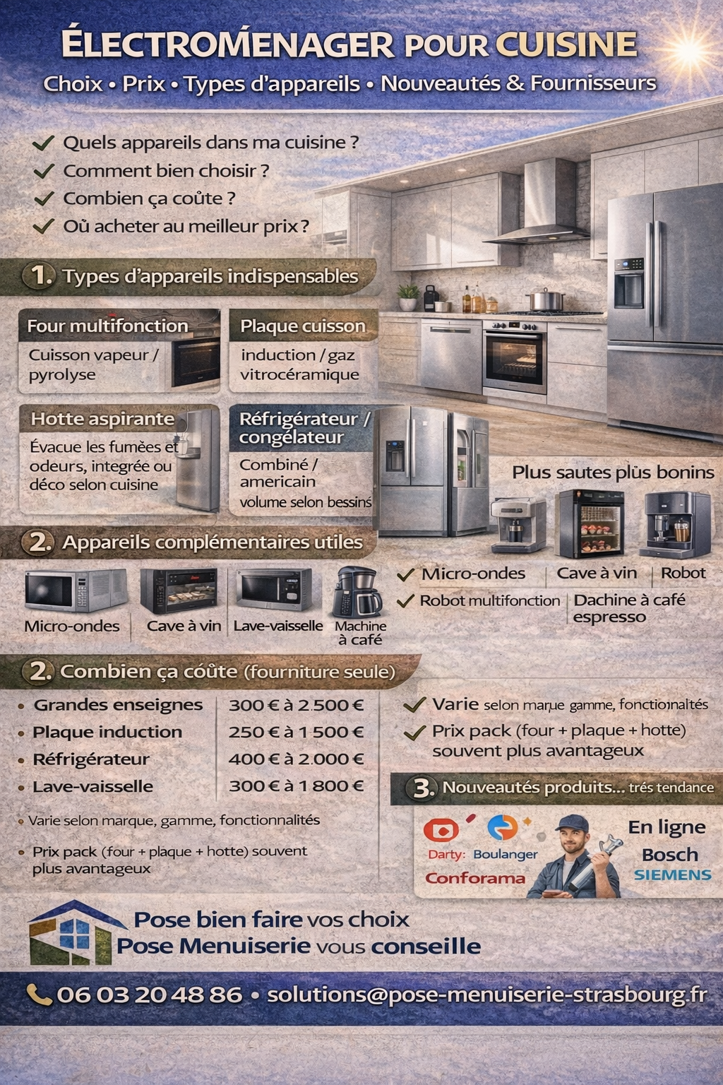 Pose électroménager Strasbourg